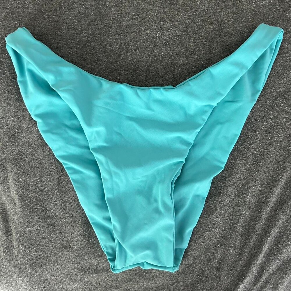 Handmade Turquoise Bikini Bottoms